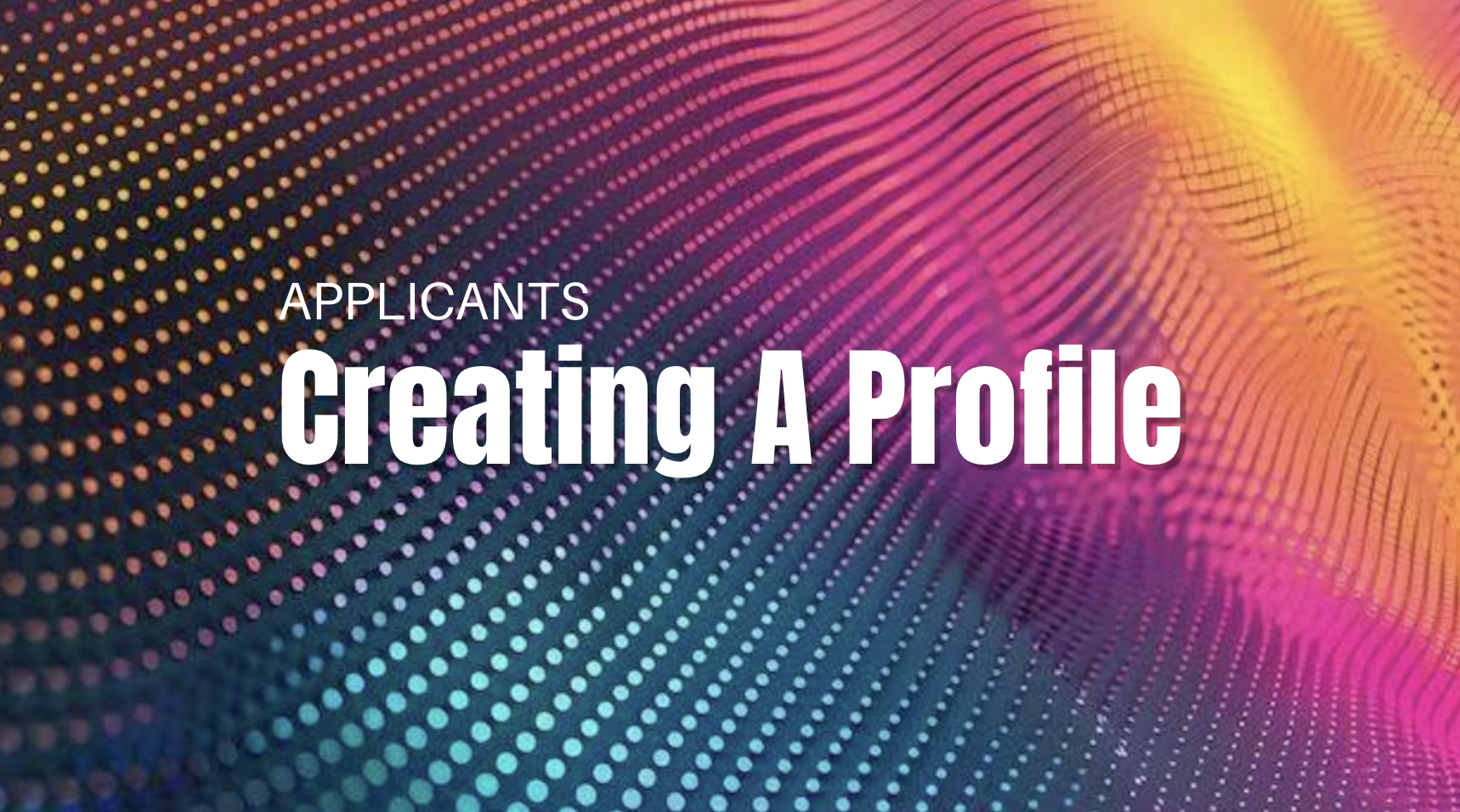 Create a Profile