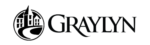 Graylyn logo featuring a stylized castle and the text 'GRAYLYNN'