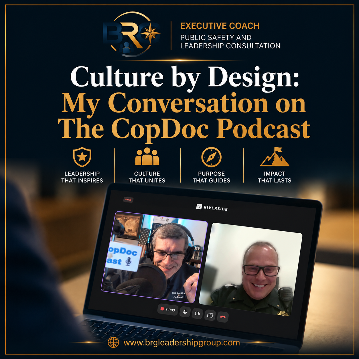 Culture by Design: My Conversation on The CopDoc Podcast