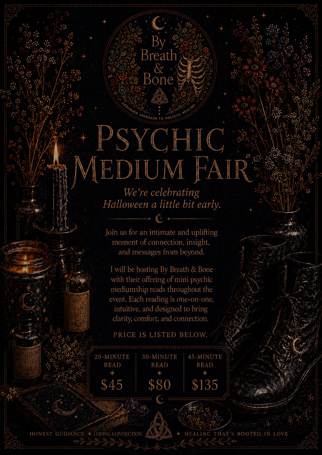 By Breath & Bone Old World Psychic Fair Party