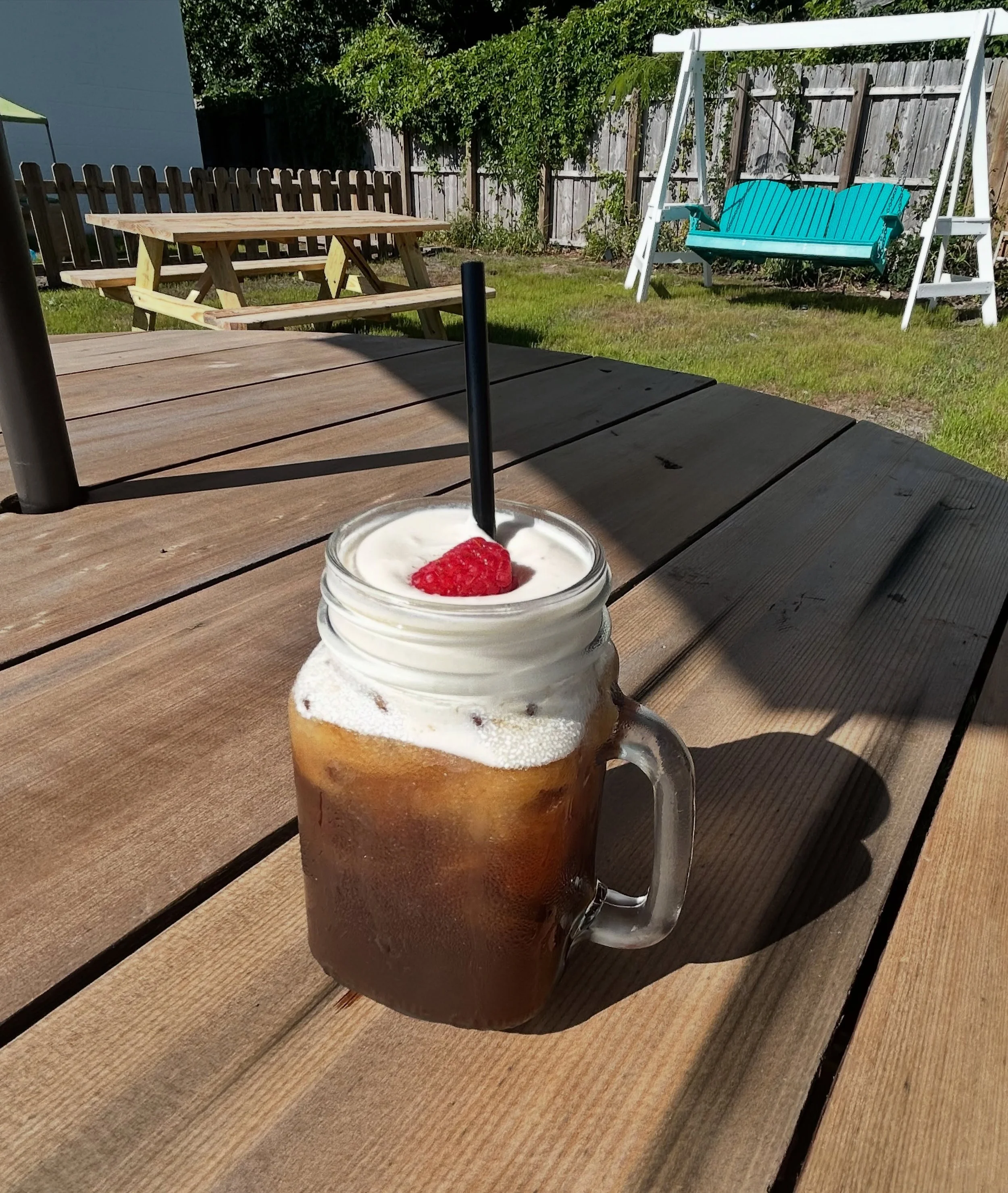 What&rsquo;s Dreams are made of!! 🍊Our Dreamsicle Cold Brew cold foam! Raspberry, Orange, &amp; Vanilla fuel your taste buds while our cold brew tackles that Central Nervous System! #beanthere #wilmingtonnc #downtownwilmington #cargodistrict