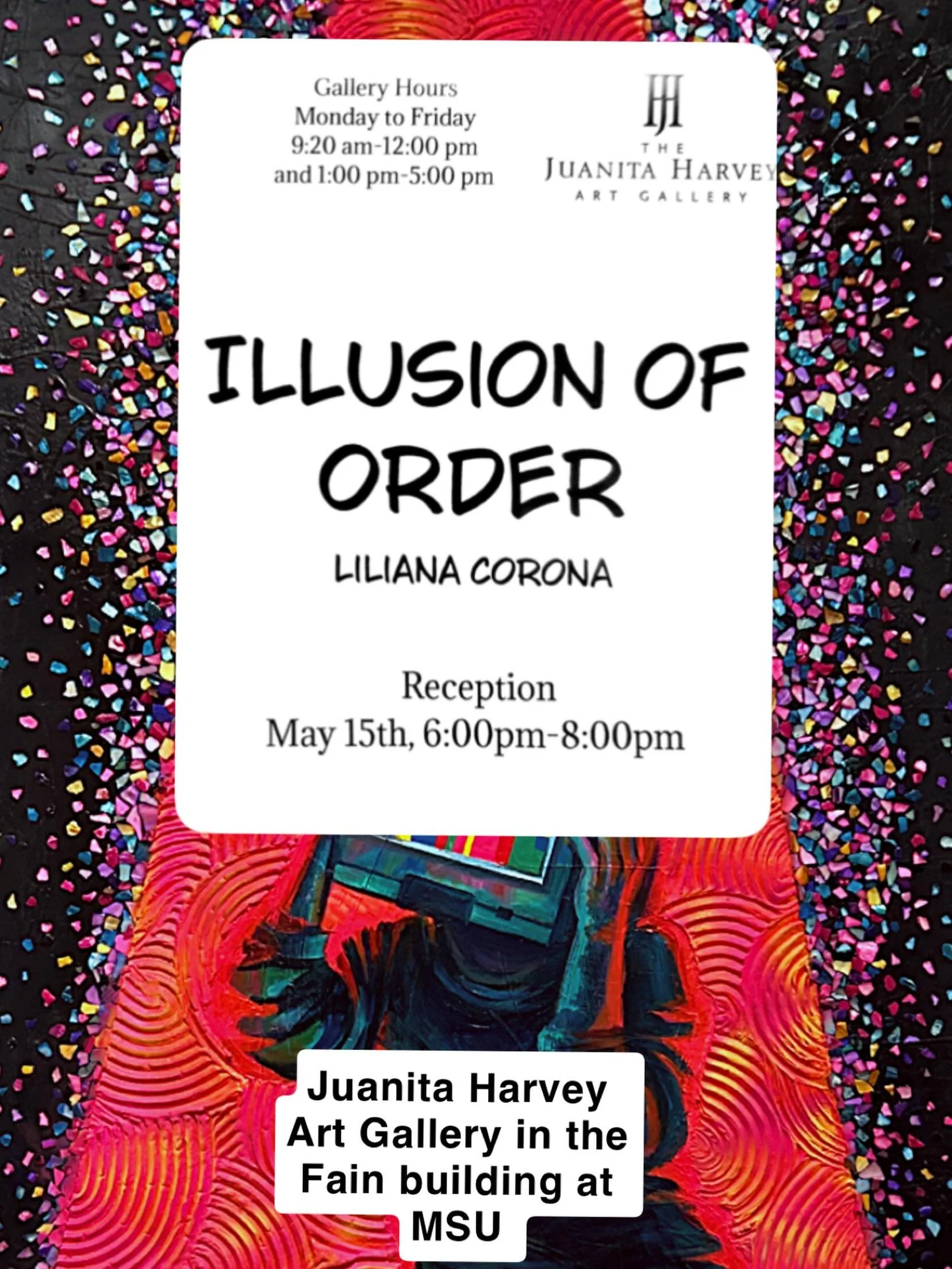 Come and say hi and support us seniors as we show off our newest collections of art !! #msutexasart #art #artist #seniorclass #fineart