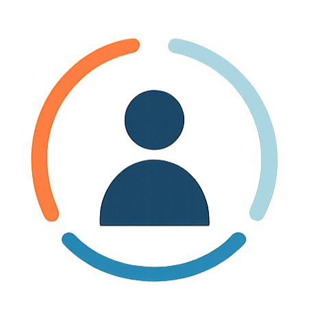 Virtuous Growth Solutions - icon - human-centered. We believe growth works when people do. We design solutions your teams embrace—driving adoption, alignment, and results that stick.