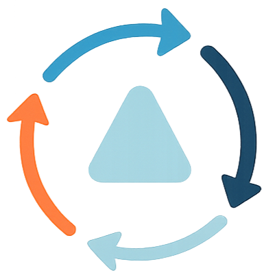 Virtuous Growth Solutions - icon - adaptive. Things change. Your business should too. We build systems that evolve with you—keeping you relevant, resilient, and ready for what’s next.