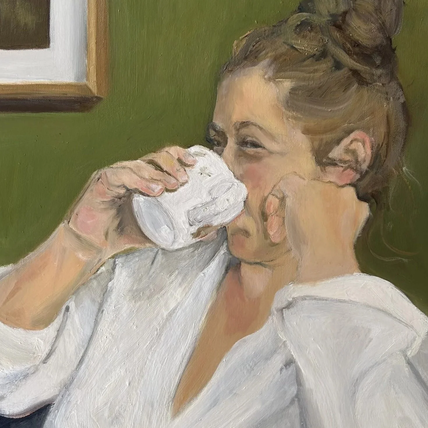 Sophie, 2026
Oil on Canvas, 39.5 x 39.5 cm