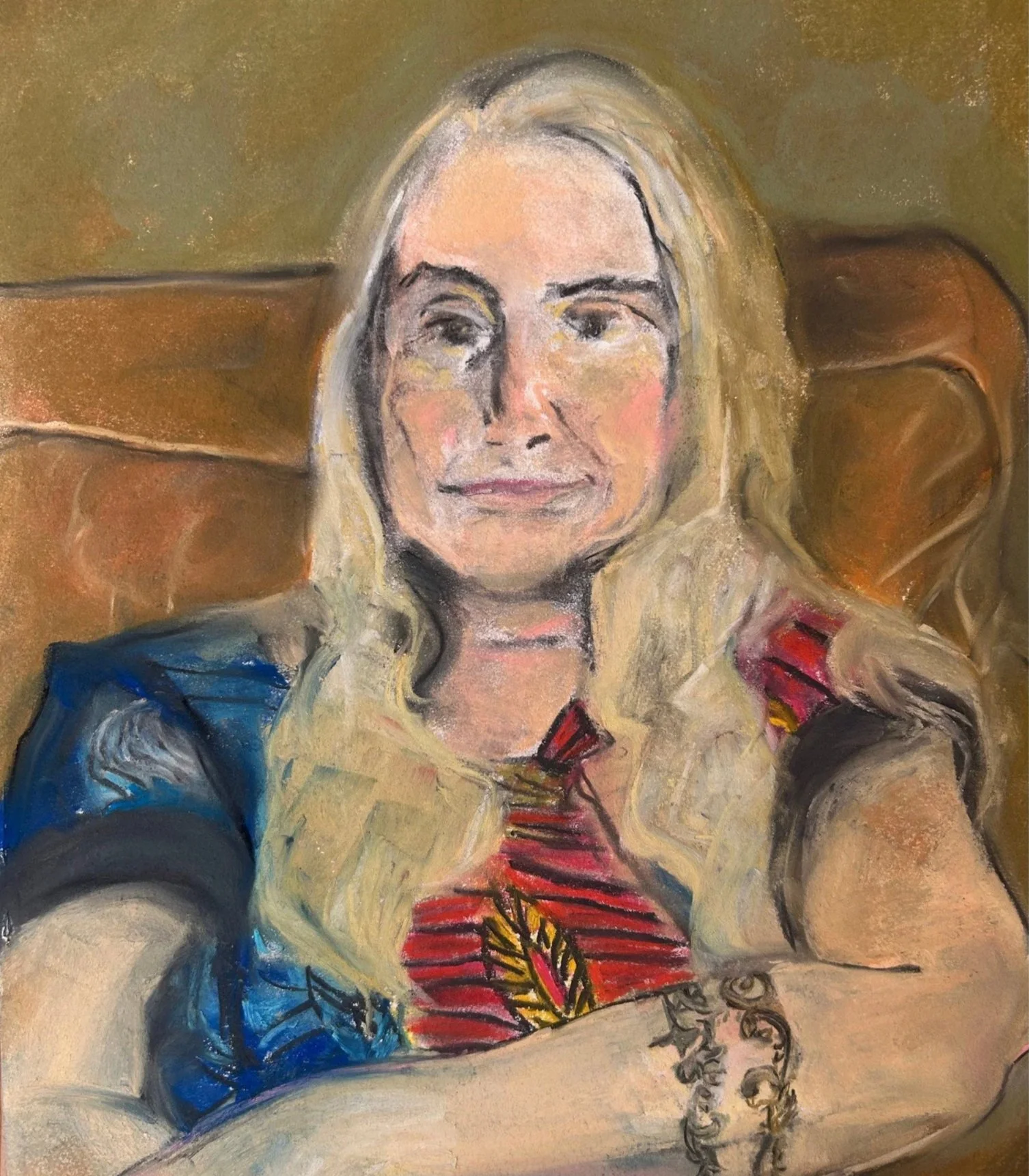 Jeanette, 2026
Pastel and charcoal on paper, 28 x 42 cm