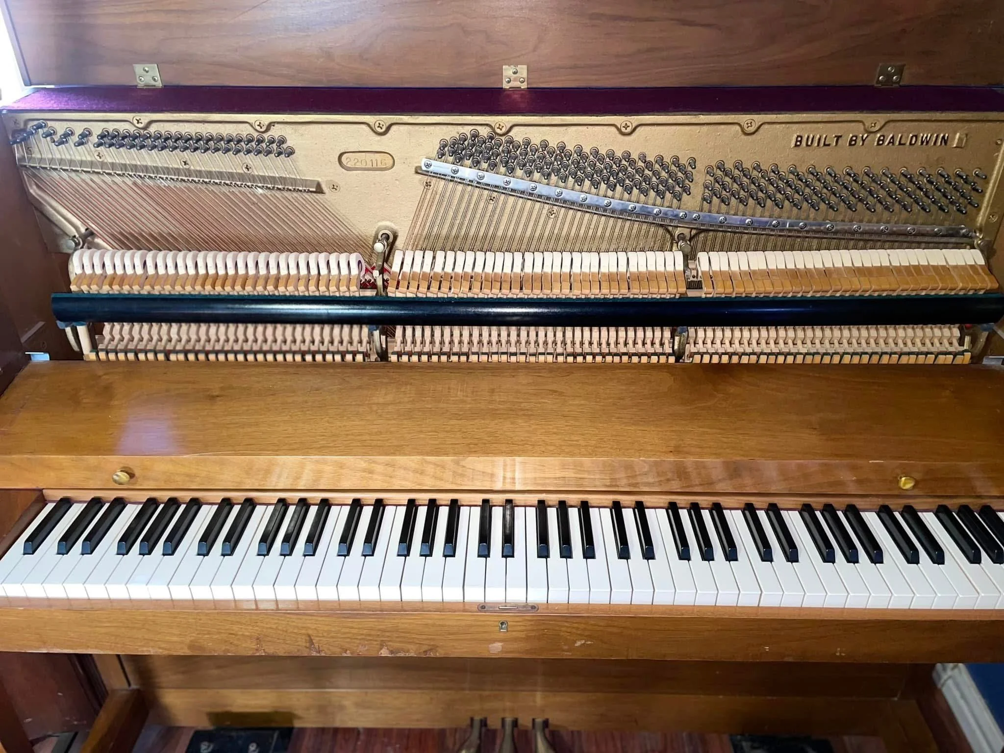 Baldwin Model Hamilton prior to getting some work done to it. 