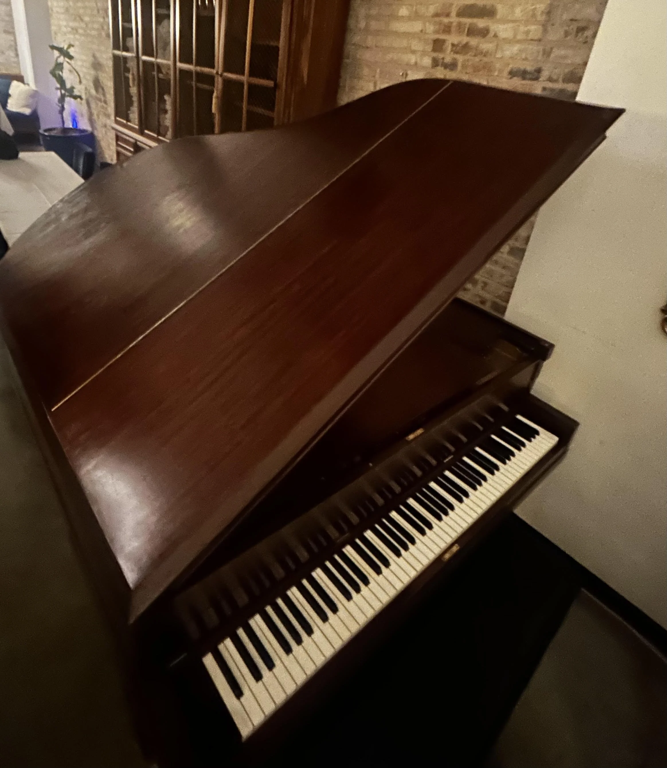 Grand piano tuned by Alexander Music & Audio, located at the Metropolitan in Amarillo, Texas