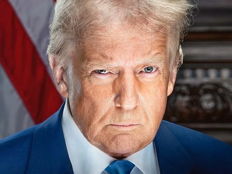 Ein offizielles Porträt-Foto von US-Präsident Donald Trump