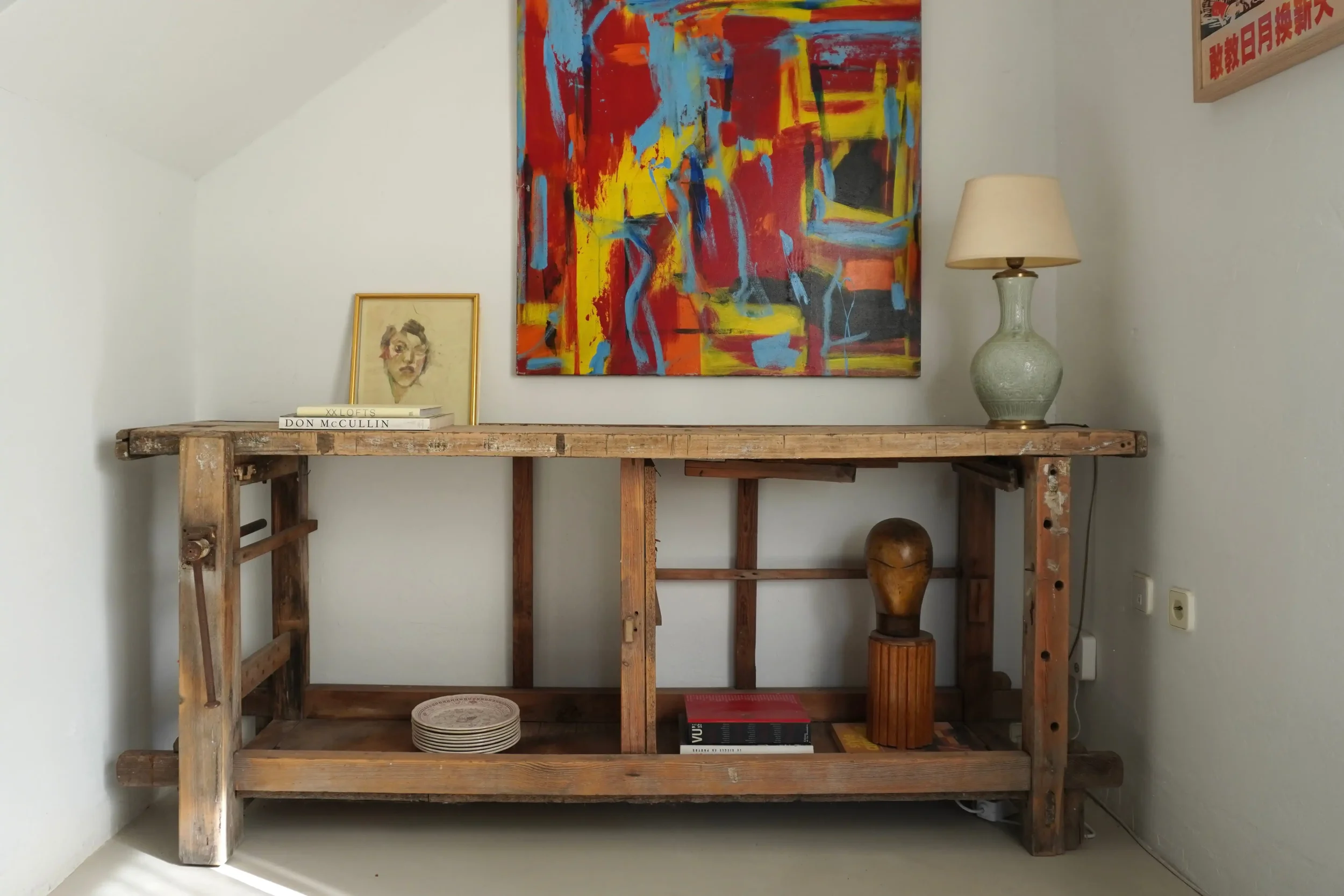 Mesa de carpintero antigua 2m x 80cm /
Vivienda particular - Pantano de San Juan