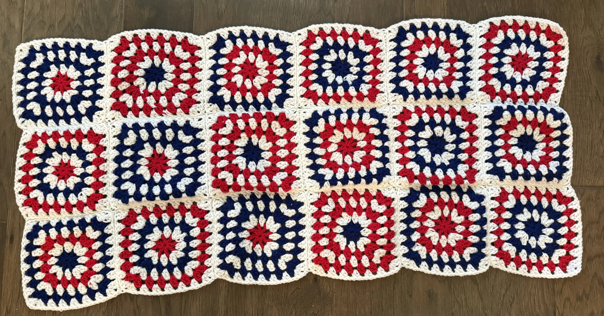 First Three Rows of Throw