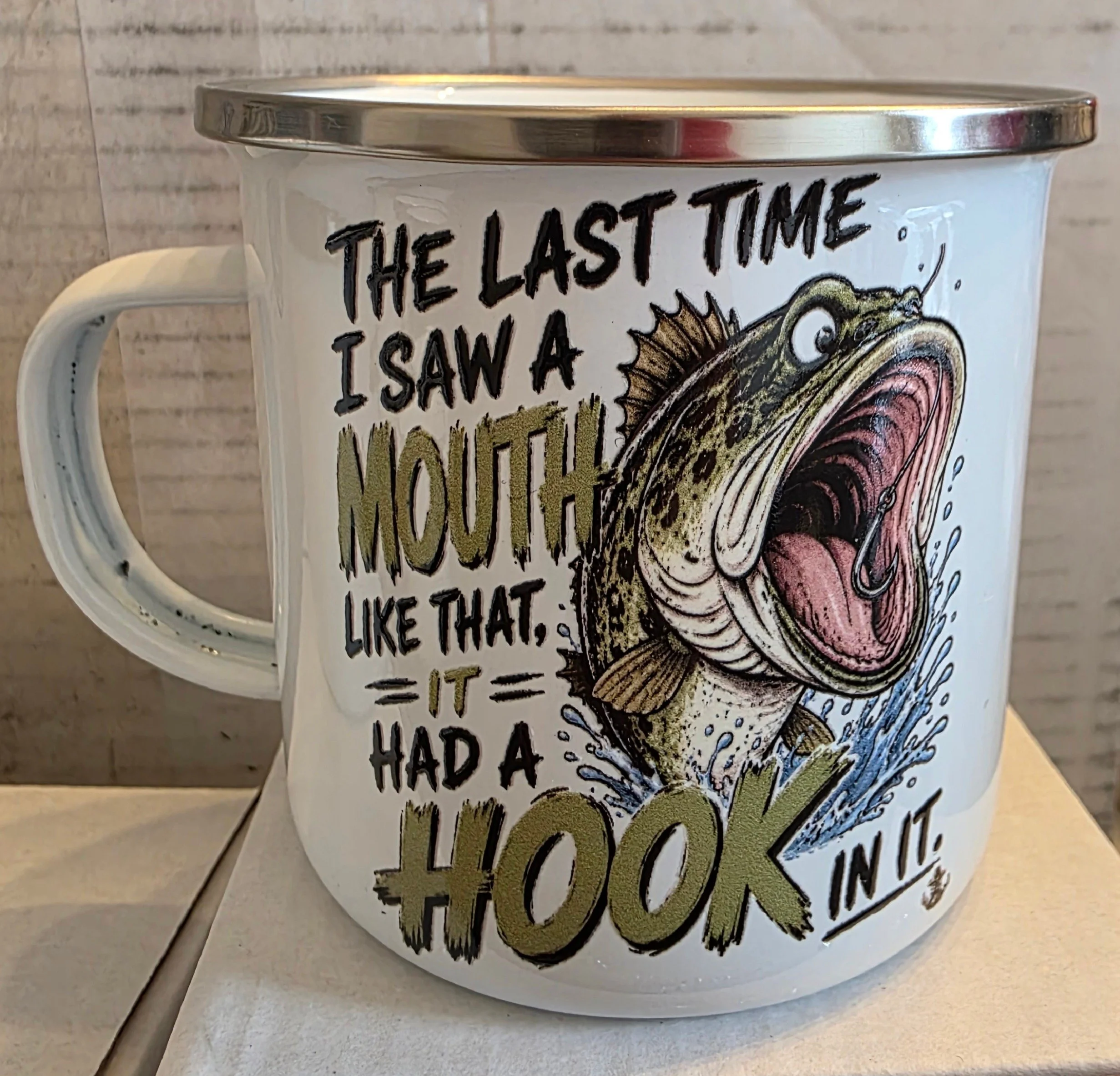 Mouth Like That Premium Metal Camping Mug – 12oz
