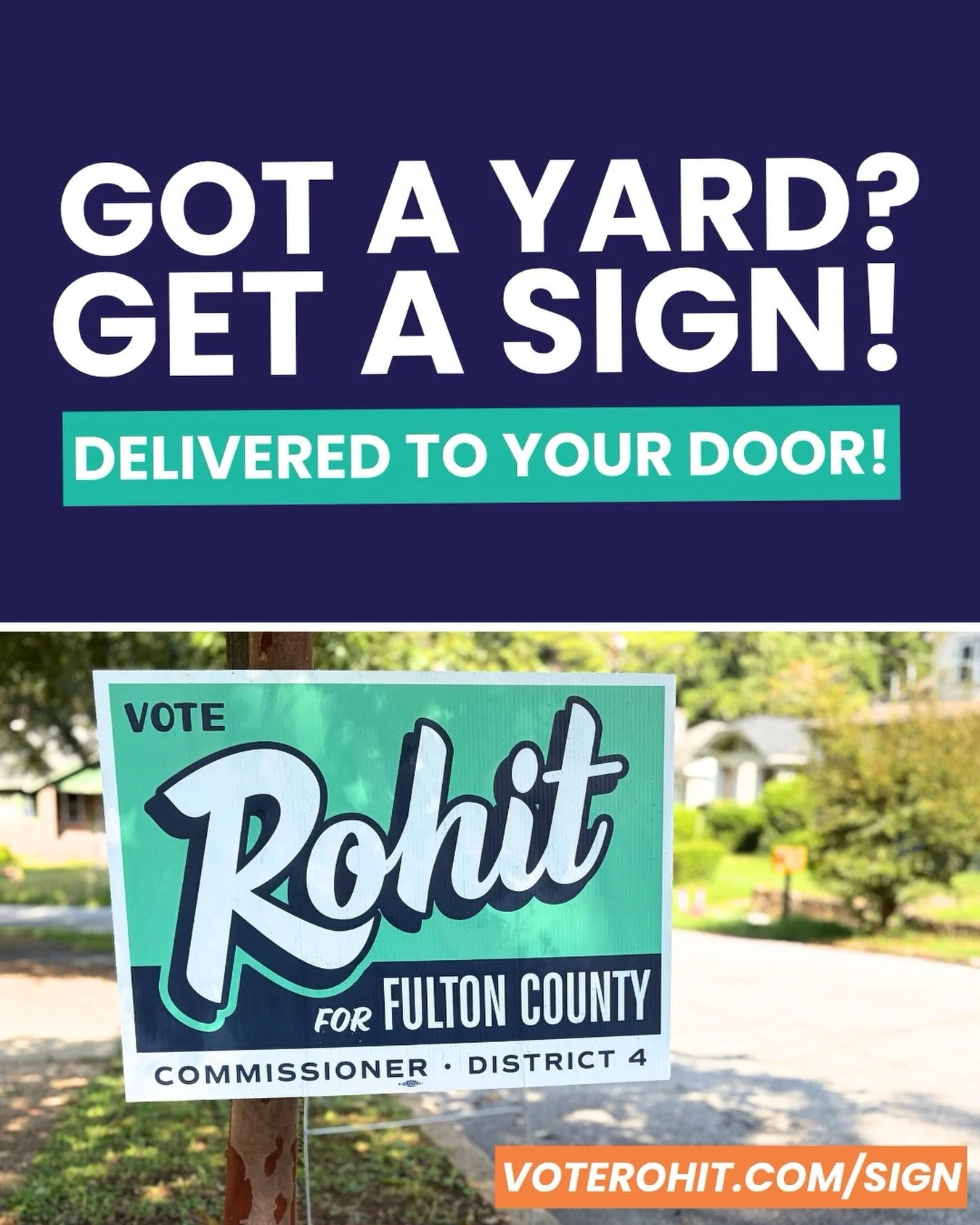 I&rsquo;m biased, but I love our yard signs. 😍

We were intentional: our signs were designed by two local artists, printed by a local union, and are hand delivered by our team. They&rsquo;re funded by donors like you. 

If you&rsquo;d like to put a 