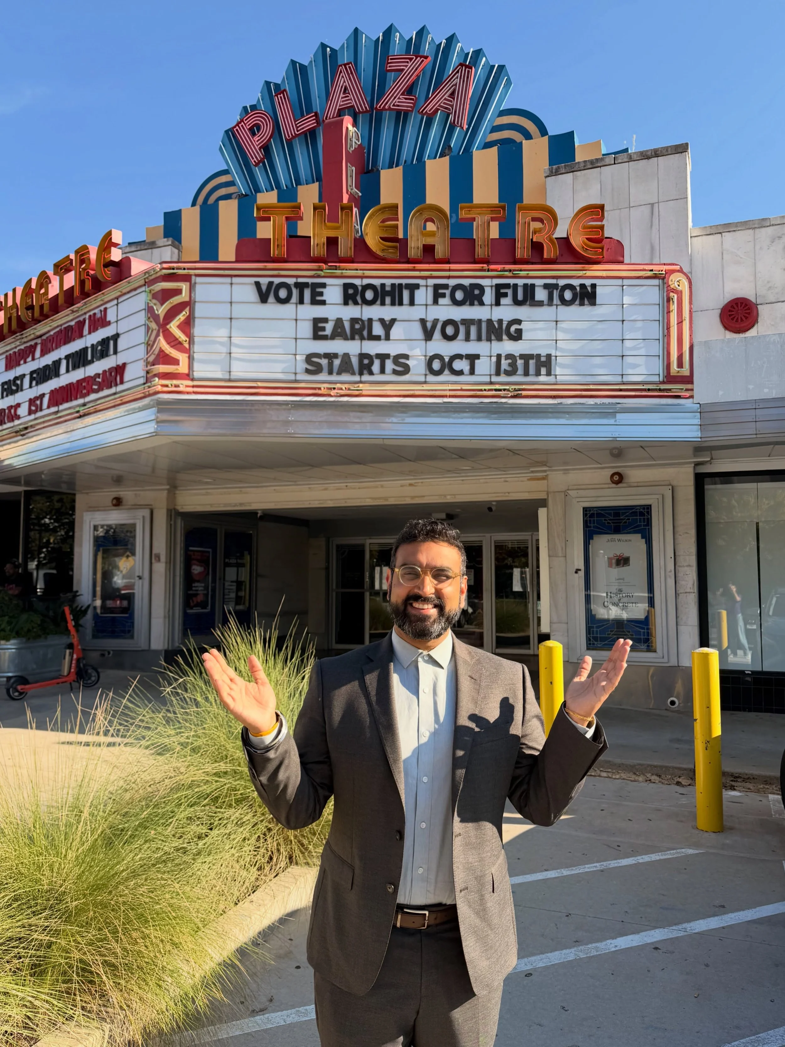 OK, we back! Early voting starts in 30 days. I&rsquo;m the only progressive Democrat on the ballot in our race. I am so grateful for the love and support&mdash; from Atlanta to College Park to East Point to Hapeville. It&rsquo;s time for a new genera