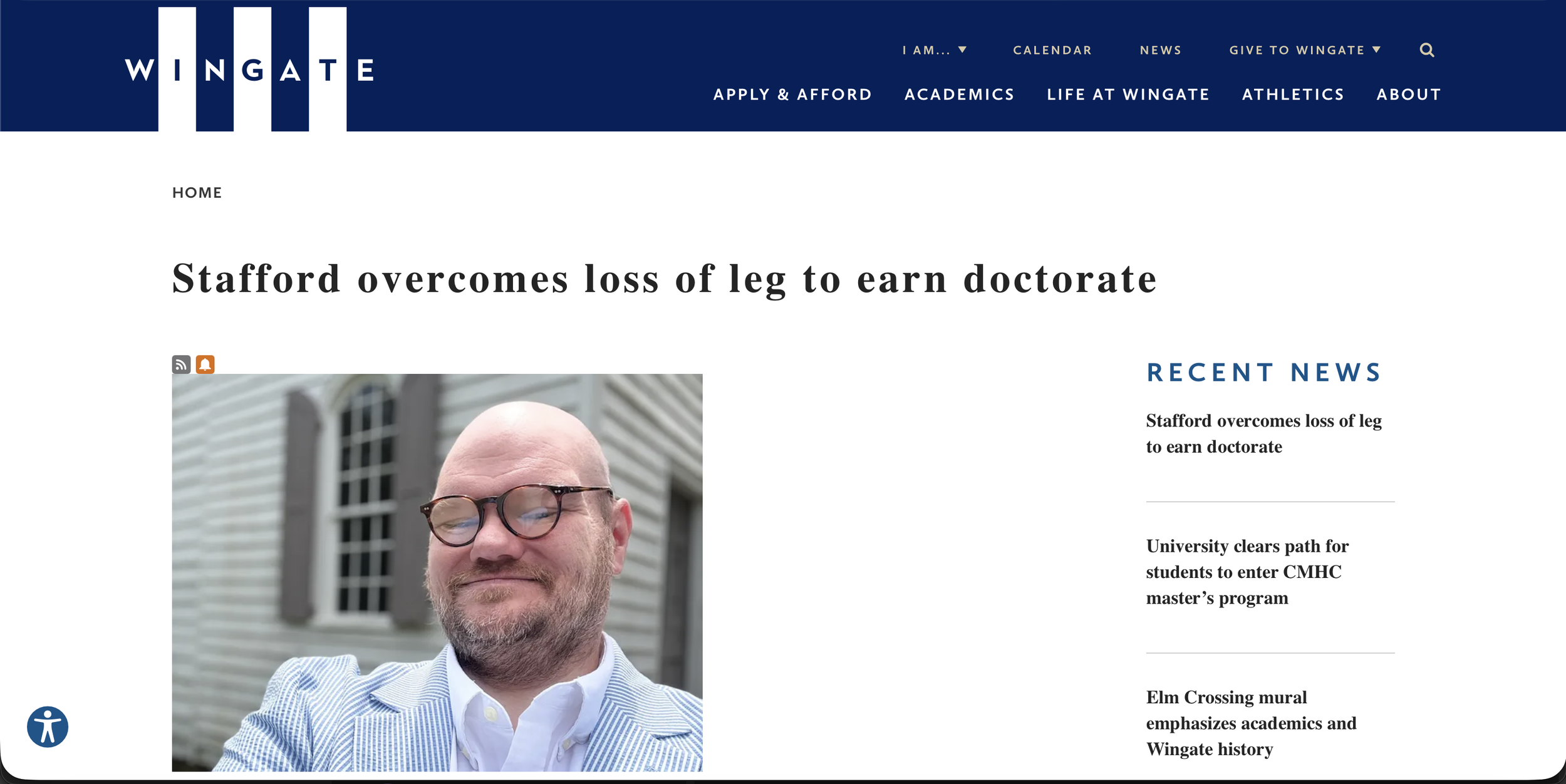 KEEP GOING: WINGATE, VOCATION, AND THE EDUCATION THAT REFUSES TO LET GO