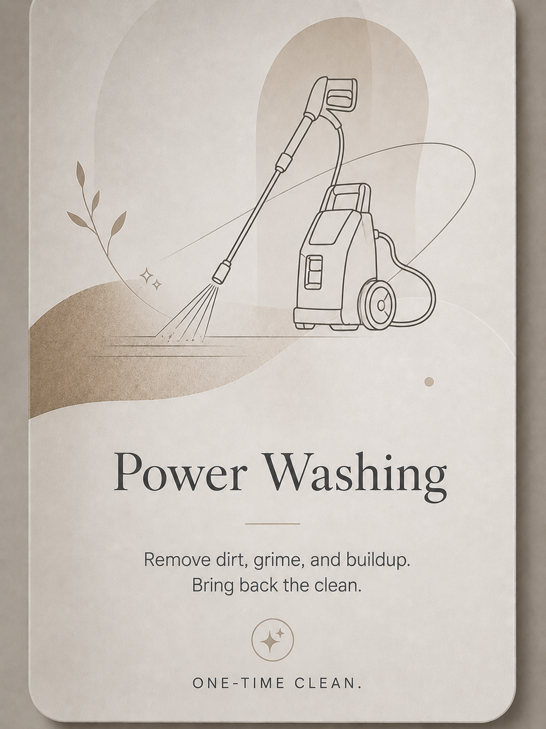 Power washing