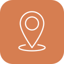 Icon of a location pin on a map