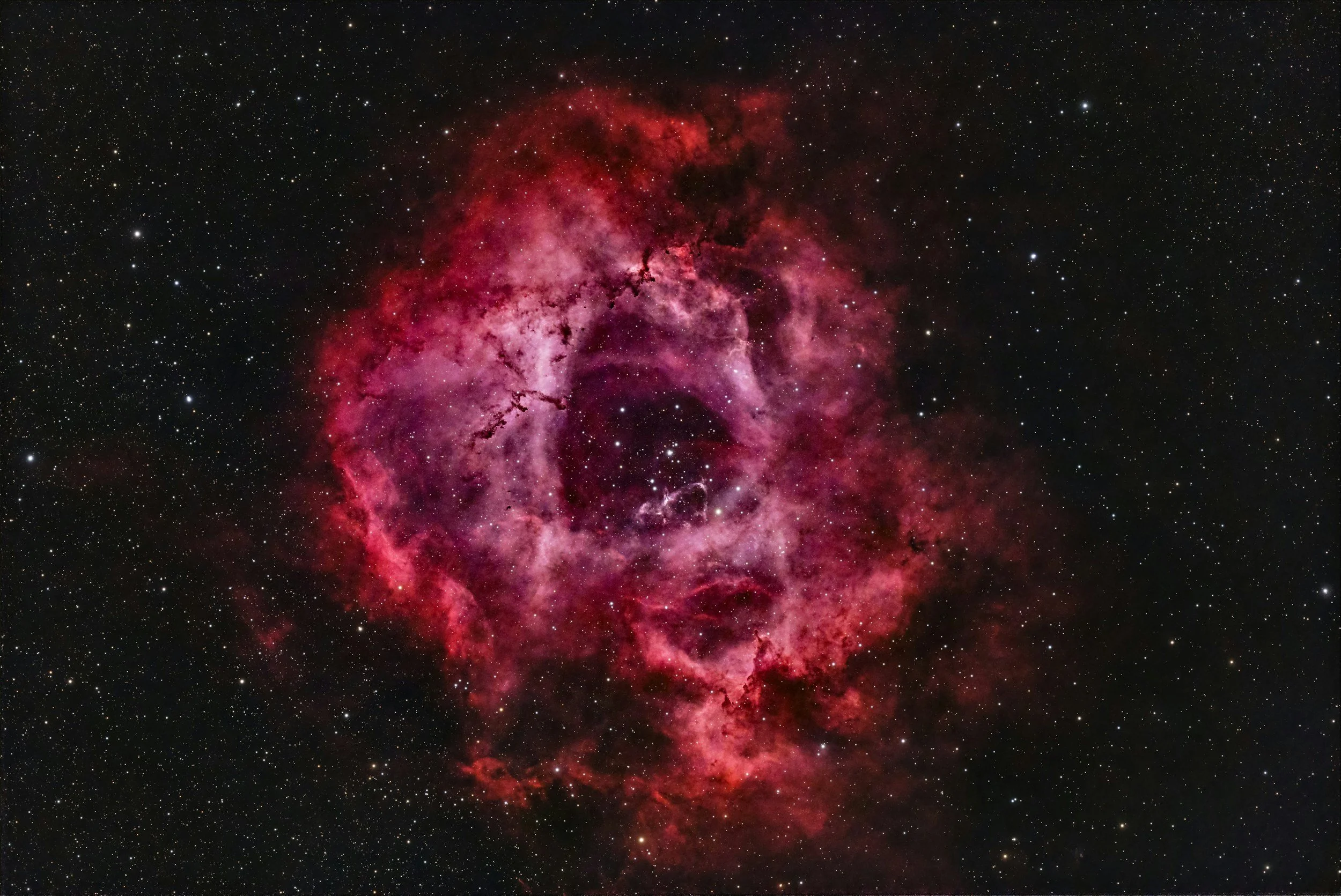 Starry night sky, Aries zodiac sign icon