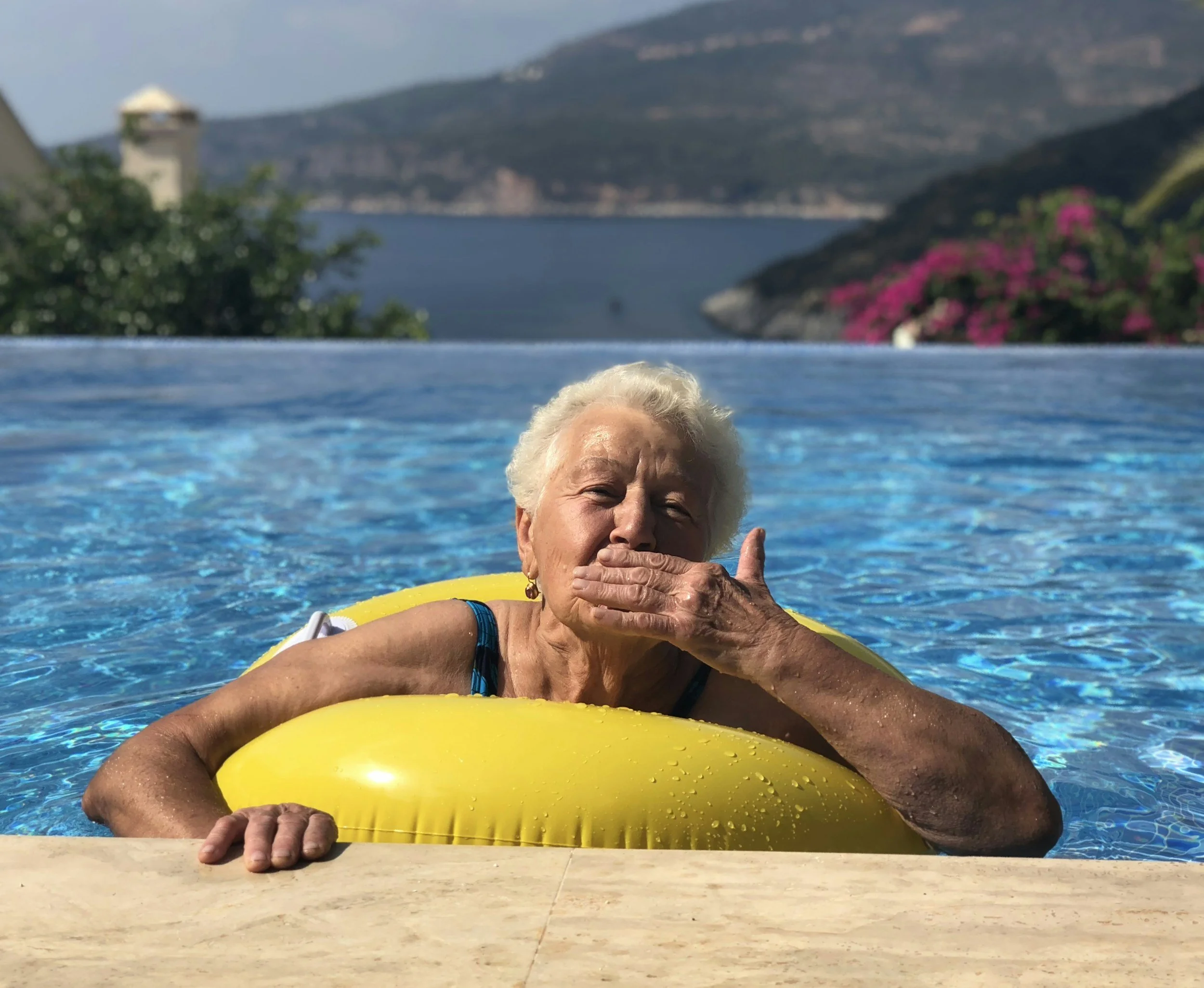 snowbird pool arizona woman 
