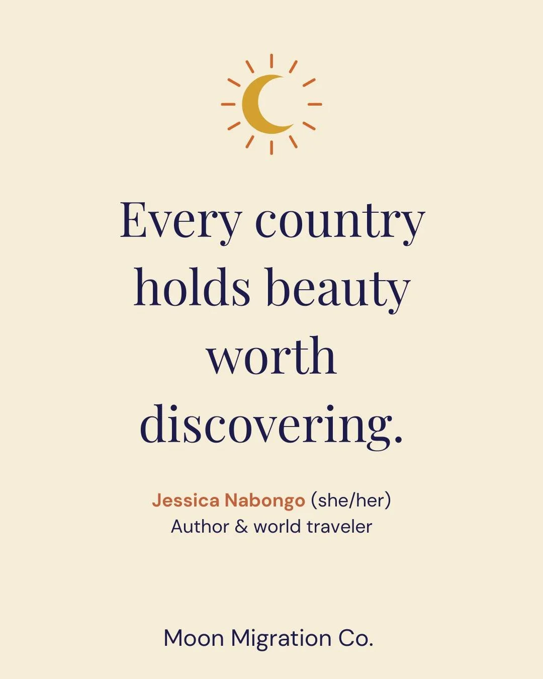 "Every country holds beauty worth discovering." 🌙 Meet @thecatchmeifyoucan &mdash; the first documented Black woman to visit every country in the world. moonmigrationco.com
#MoonMigrationCo #LessSnowMoreGlow #WomenWhoTravel #TravelAdvisor 