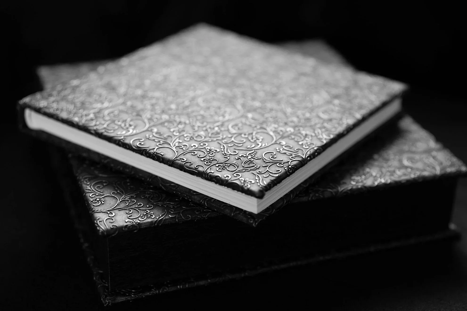 Art of You Boudoir embossed patterned album covers