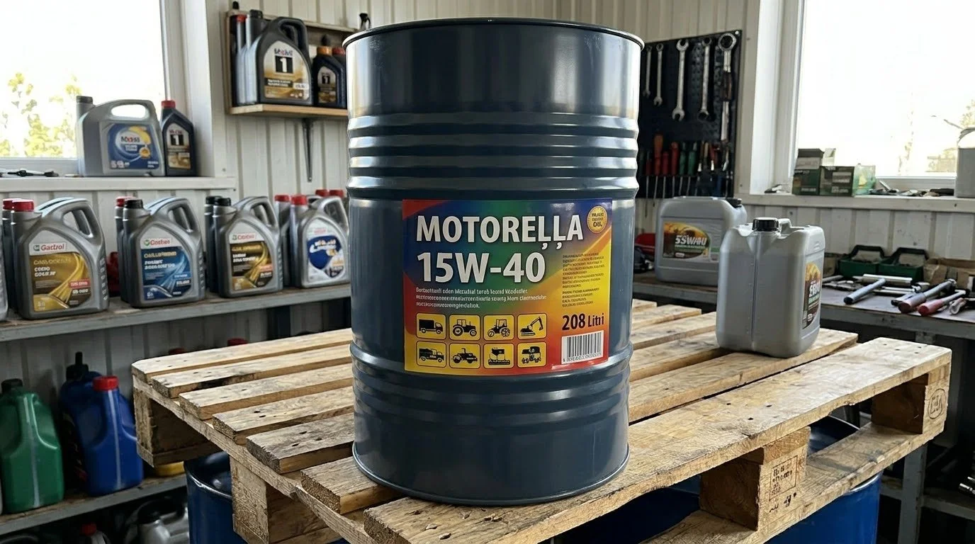 Motoreļļa 15W-40, 208L