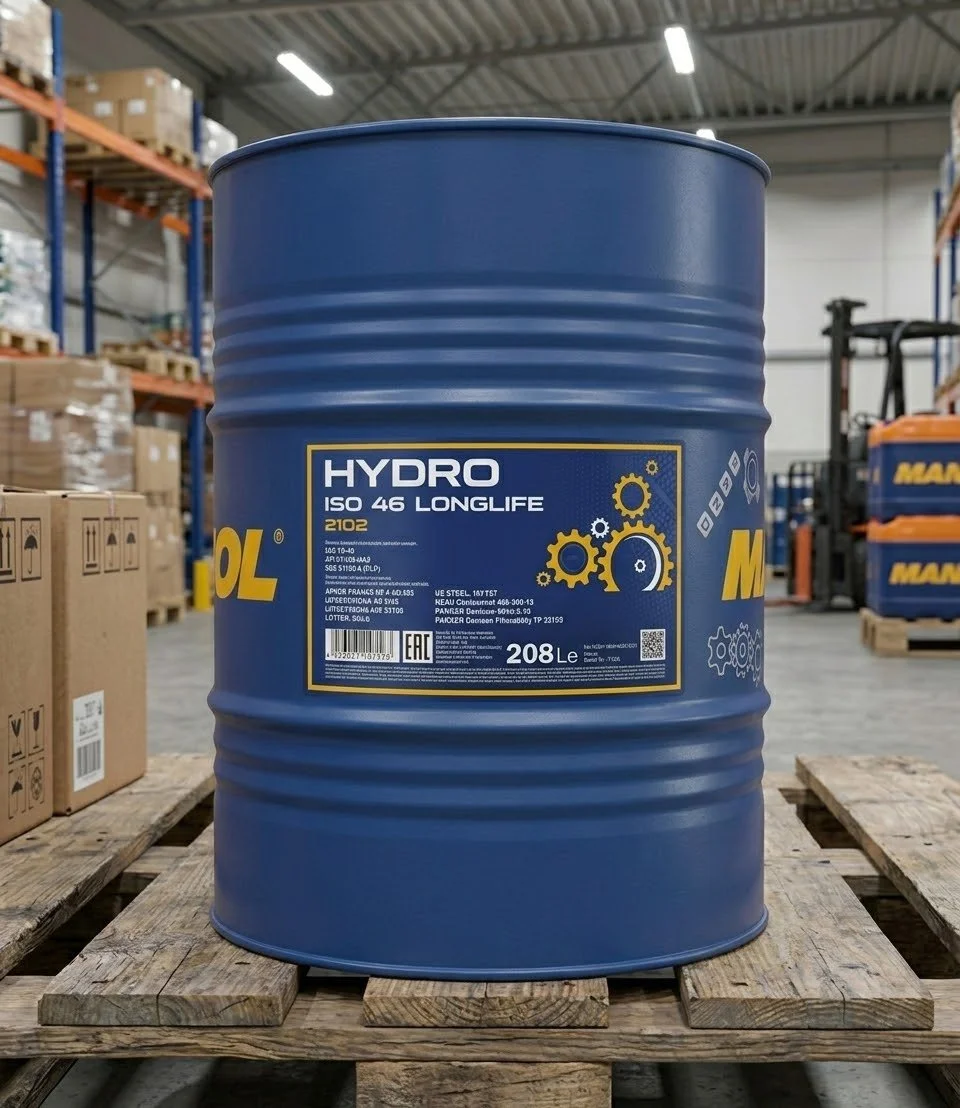 Hidrauliskā eļļa MANNOL Hydro ISO 46 (208L Muca)