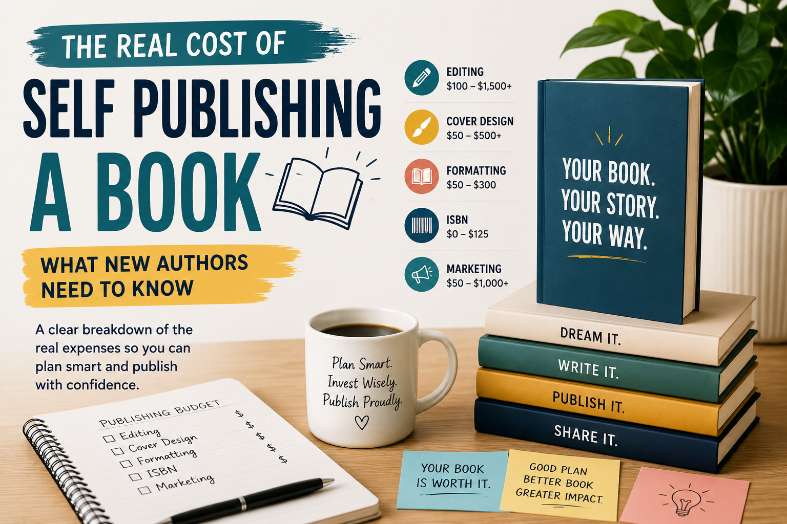 The Real Cost of Self-Publishing a Book