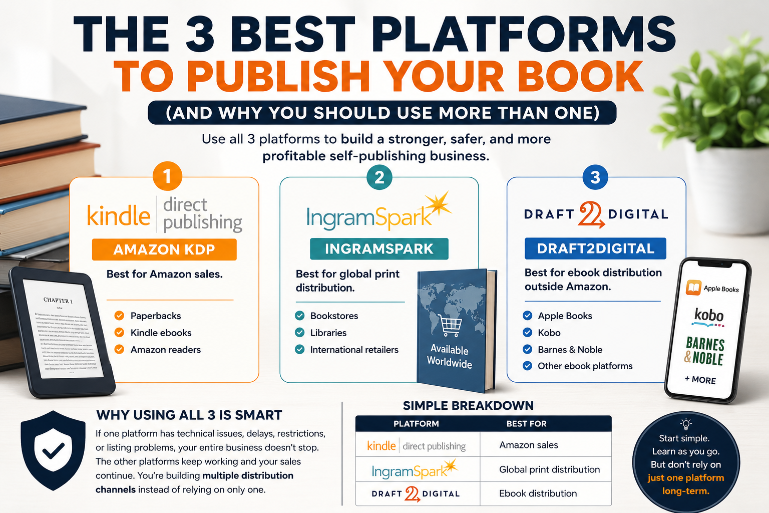 The 3 Best Platforms to Publish Your Book