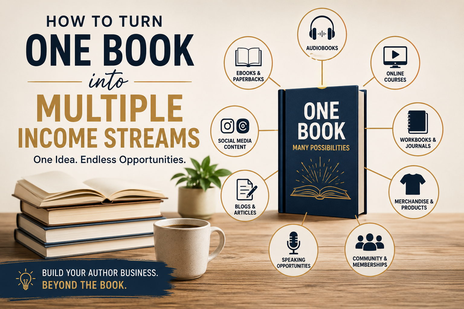 How to Turn One Book into Multiple Income Streams