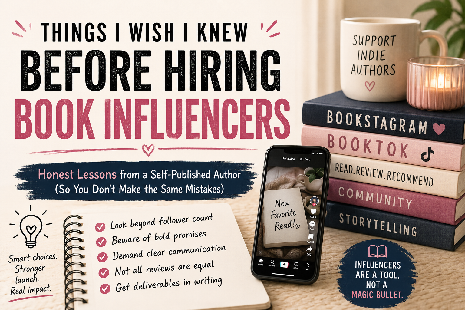 Things I Wish I Knew Before Hiring Book Influencers