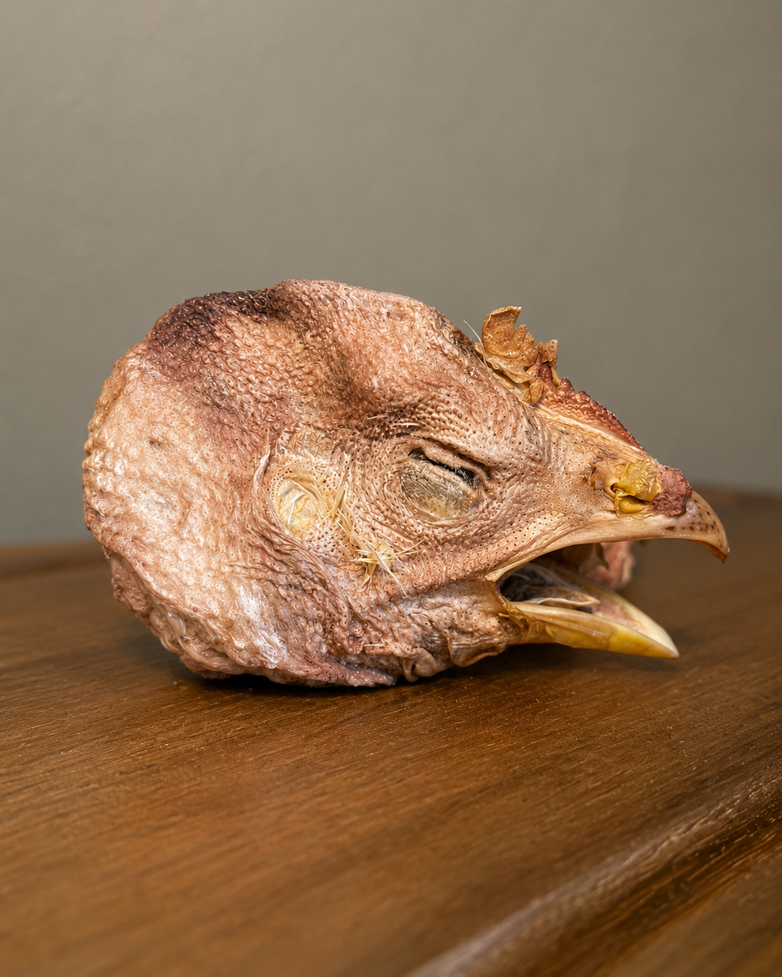 No Witnesses: Freeze-Dried Chicken Heads for Dogs
