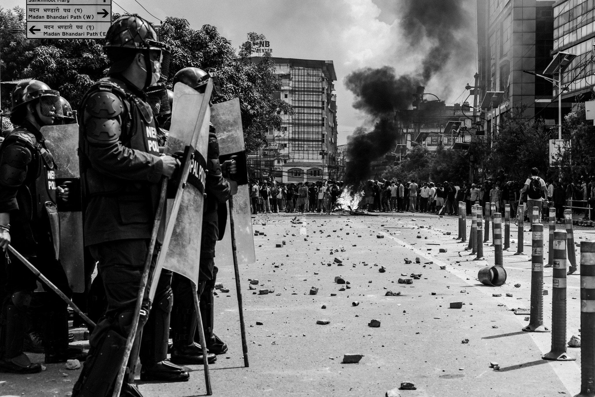 The city is burning the parts that didn't work.