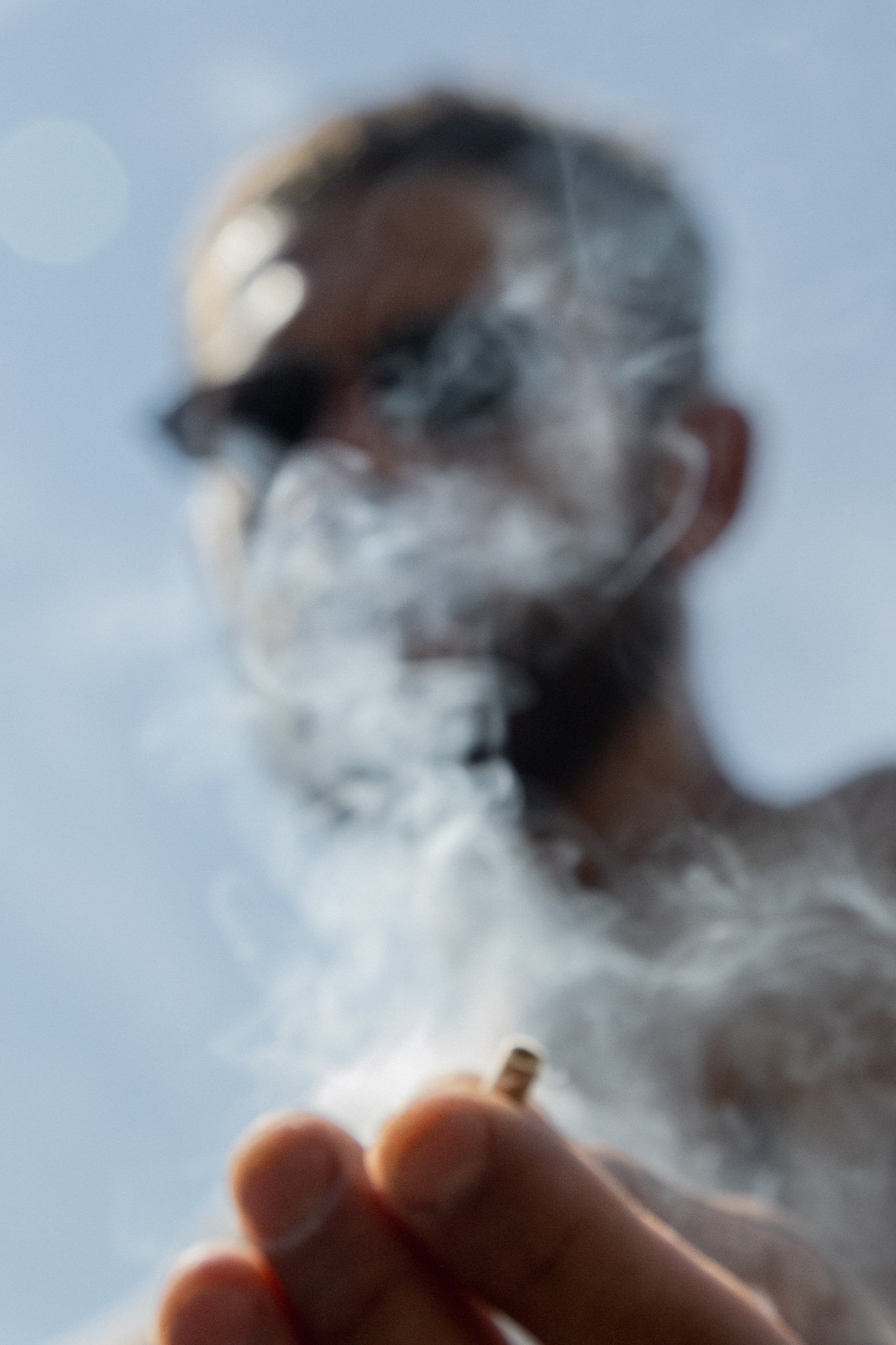 He was still there. The smoke wasn't sure. Le Cinque Terre, Italy. 2025.