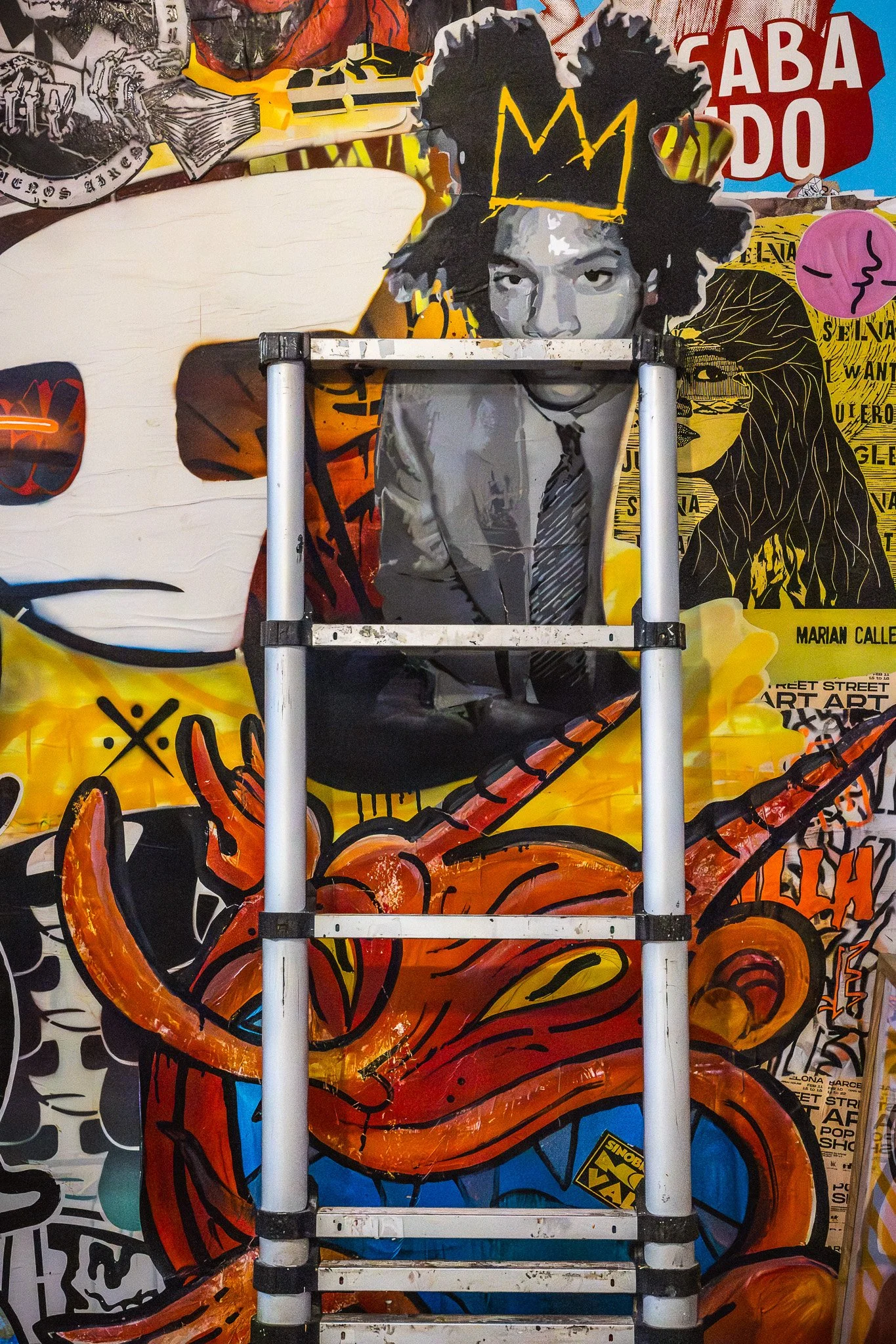 You know Basquiat. Who built this wall?