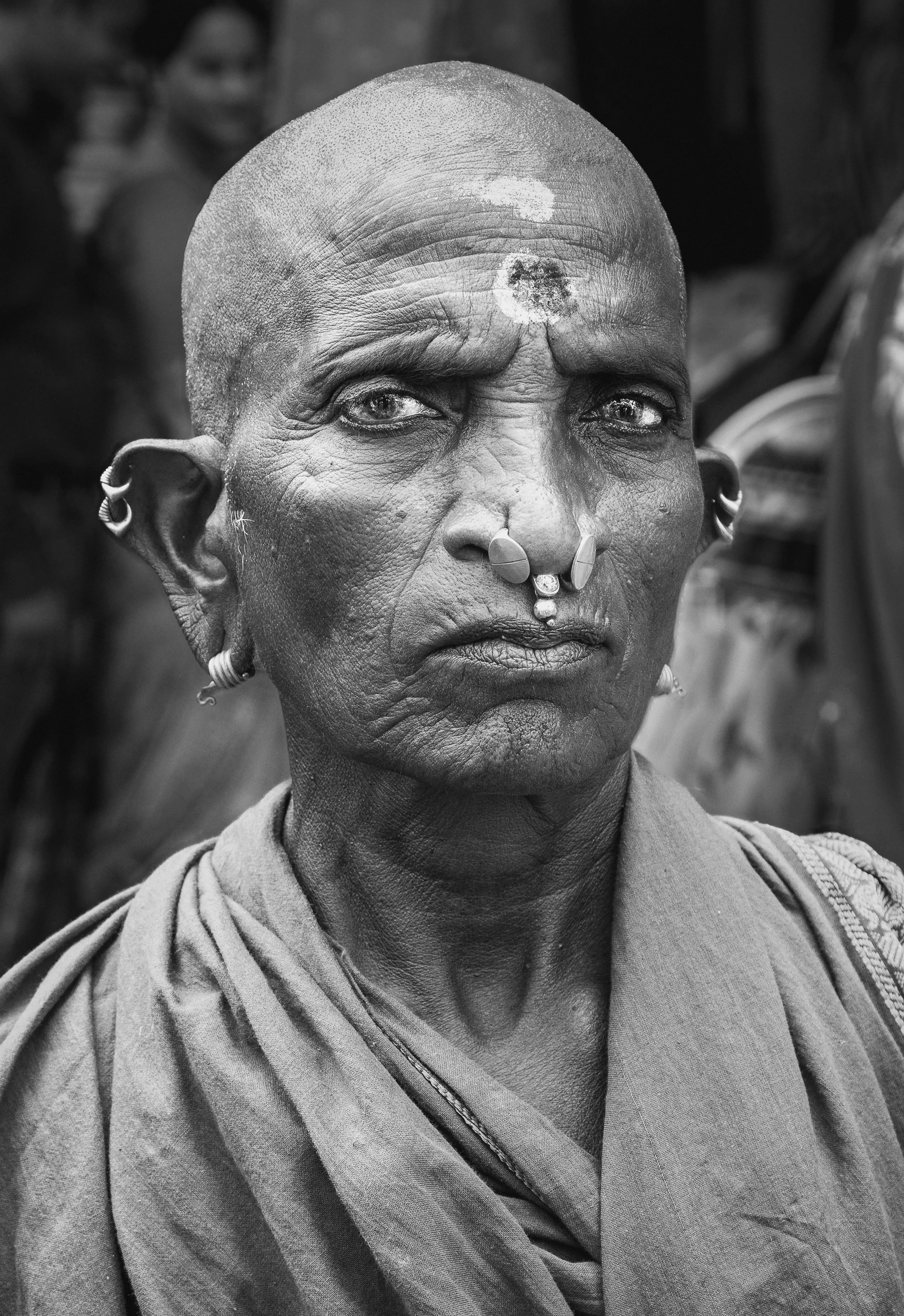 She didn't ask who I was. Neither did I. Varanasi, India. 2025.