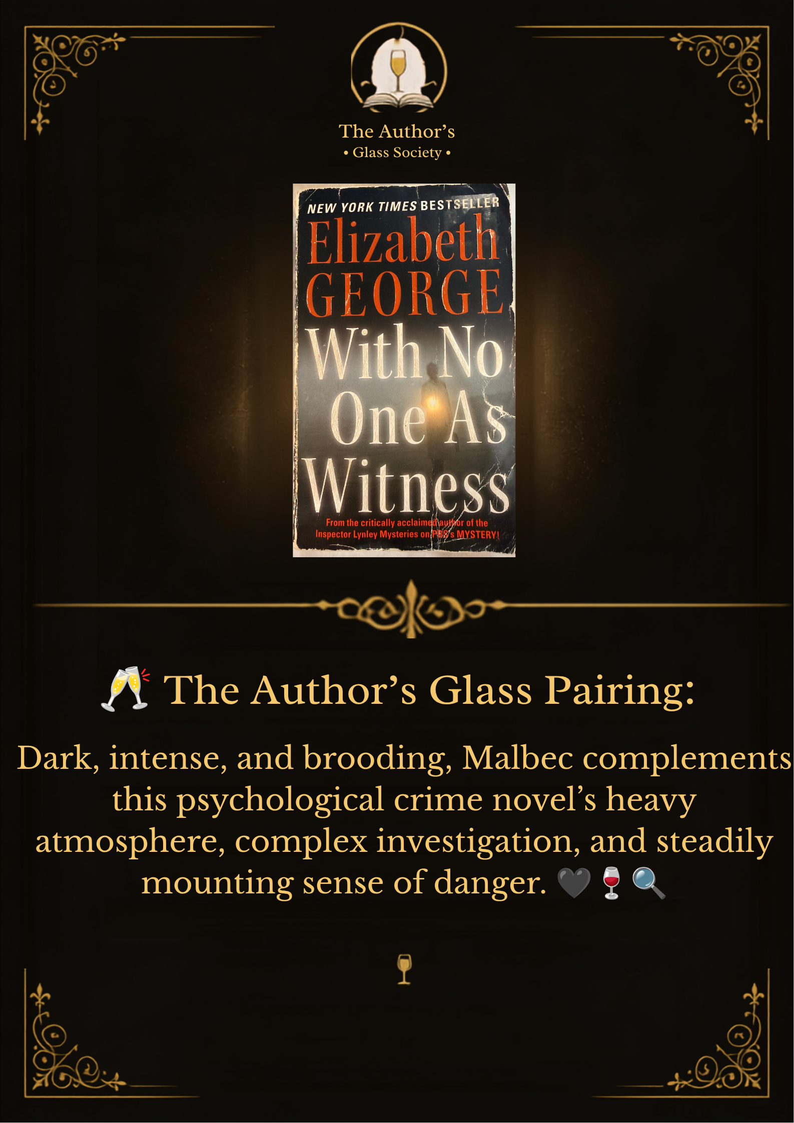 With No One as Witness — Elizabeth George