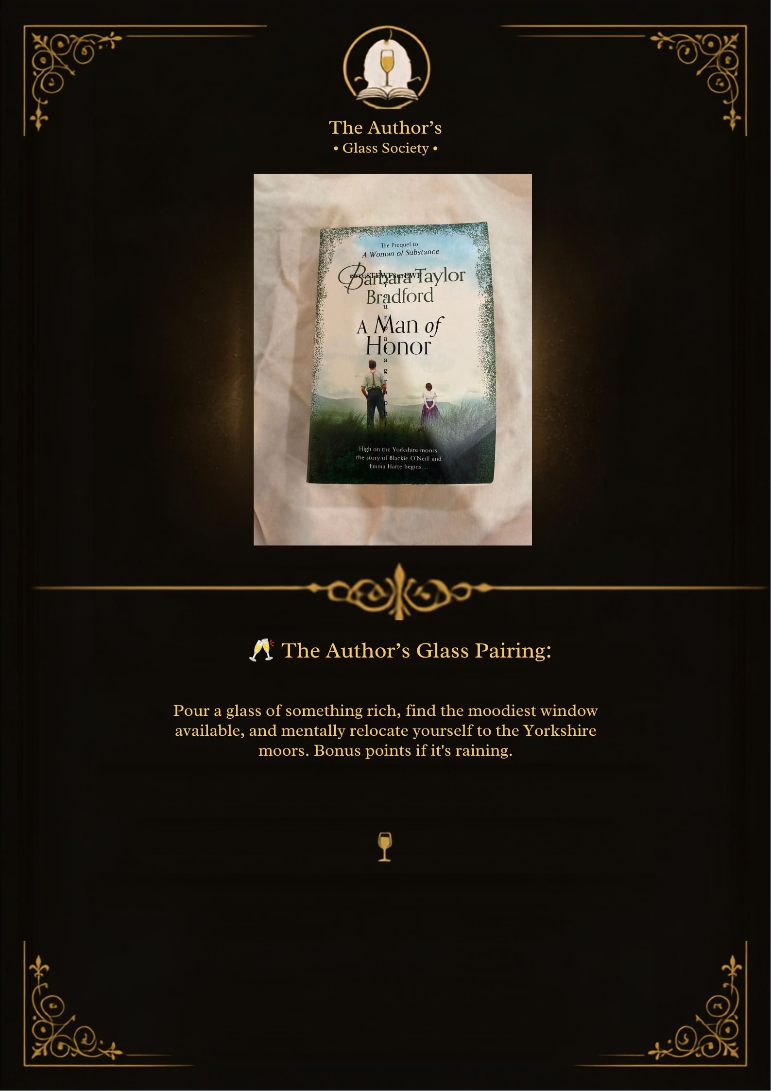 A Man of Honor — Barbara Taylor Bradford