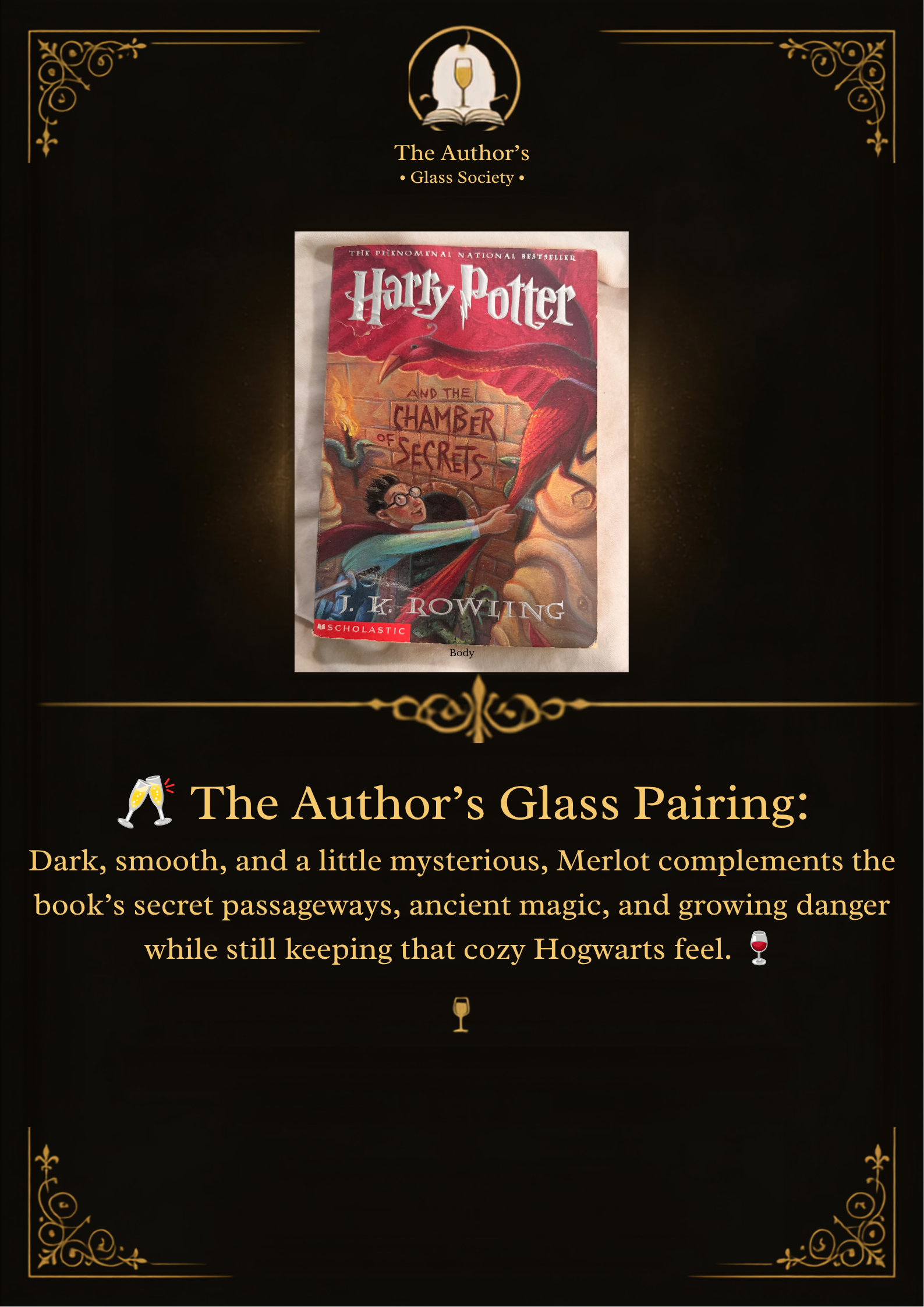Harry Potter and the Chamber of Secrets- J.K. Rowling