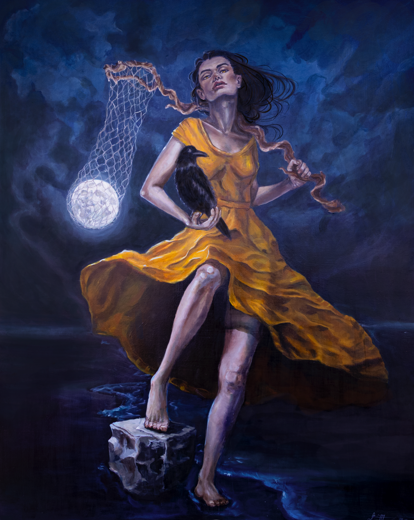 "Lighthouse" 2025.
Oil on canvas.
4'x5'
