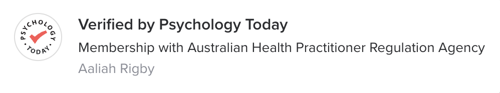 Verified by Psychology Today logo