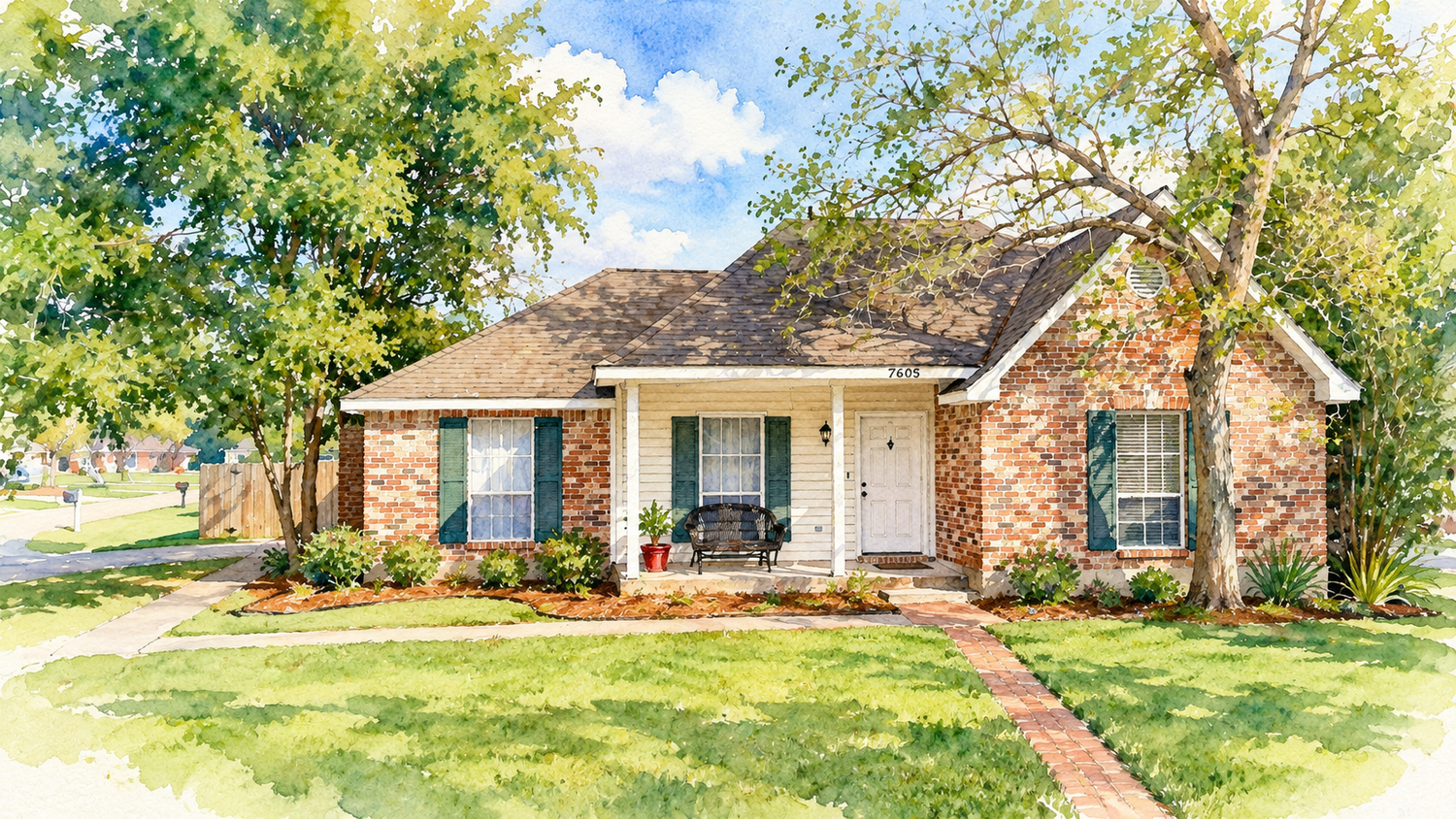 7605 Recorder Drive home in Old Jefferson Baton Rouge Louisiana