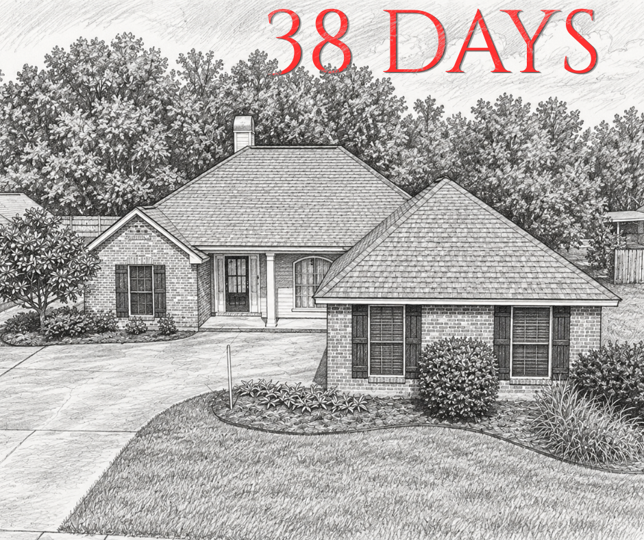 Baton Rouge Louisiana home sold after 26 days on market