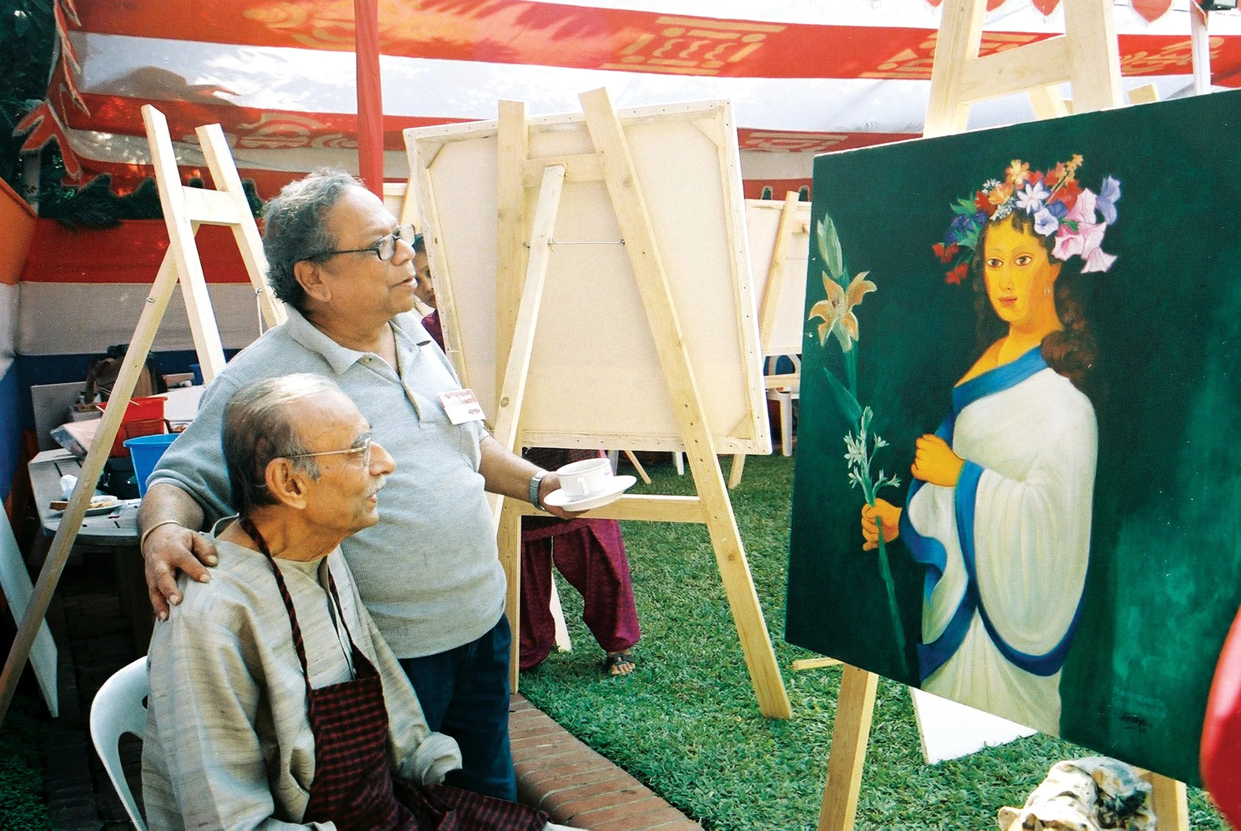 A photo of Kibria with Murtaja Bashir 002.jpg