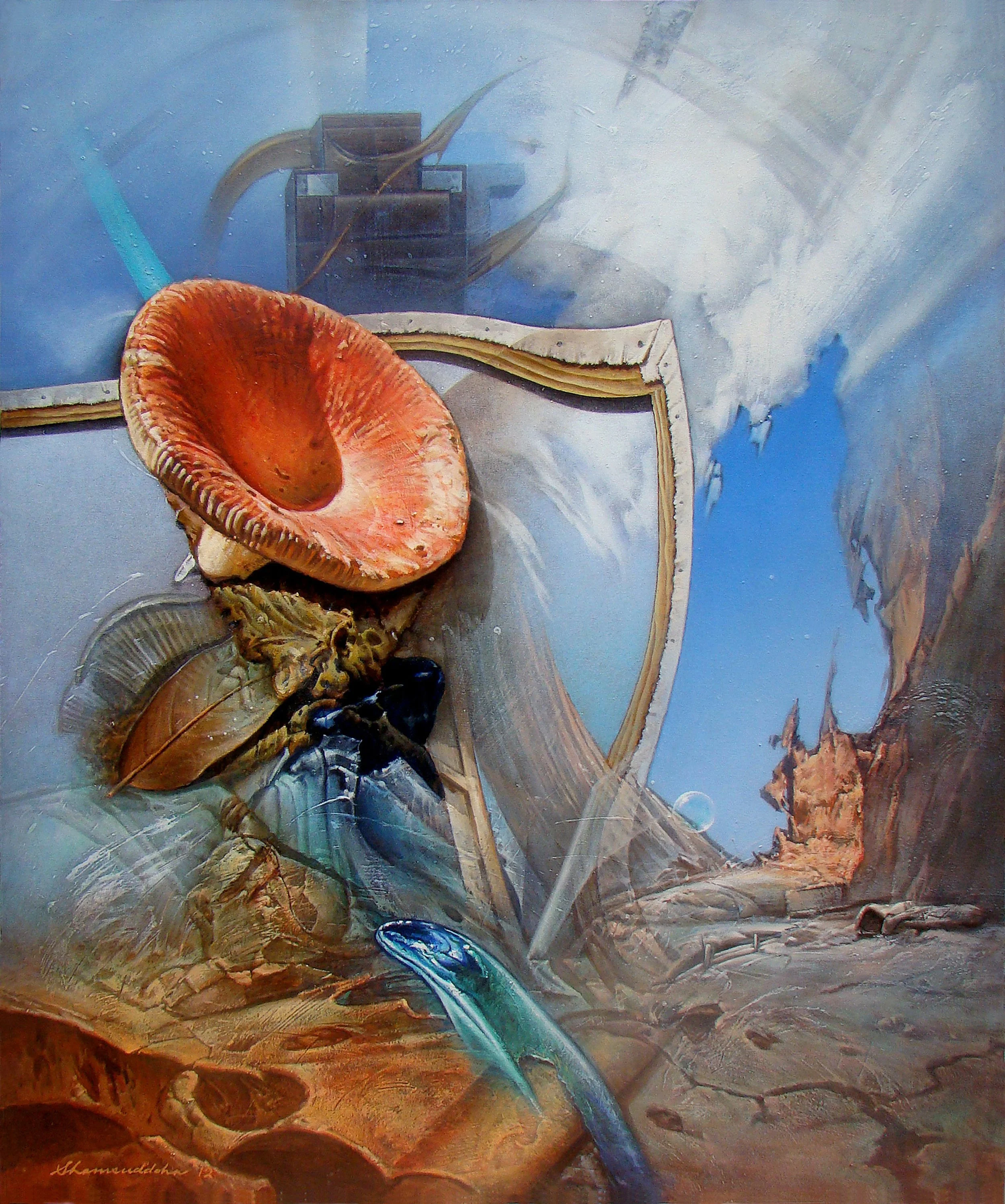 Civilization, Oil on Canvas, Size - 153 X 122  cm,  Year - 2012,.jpg