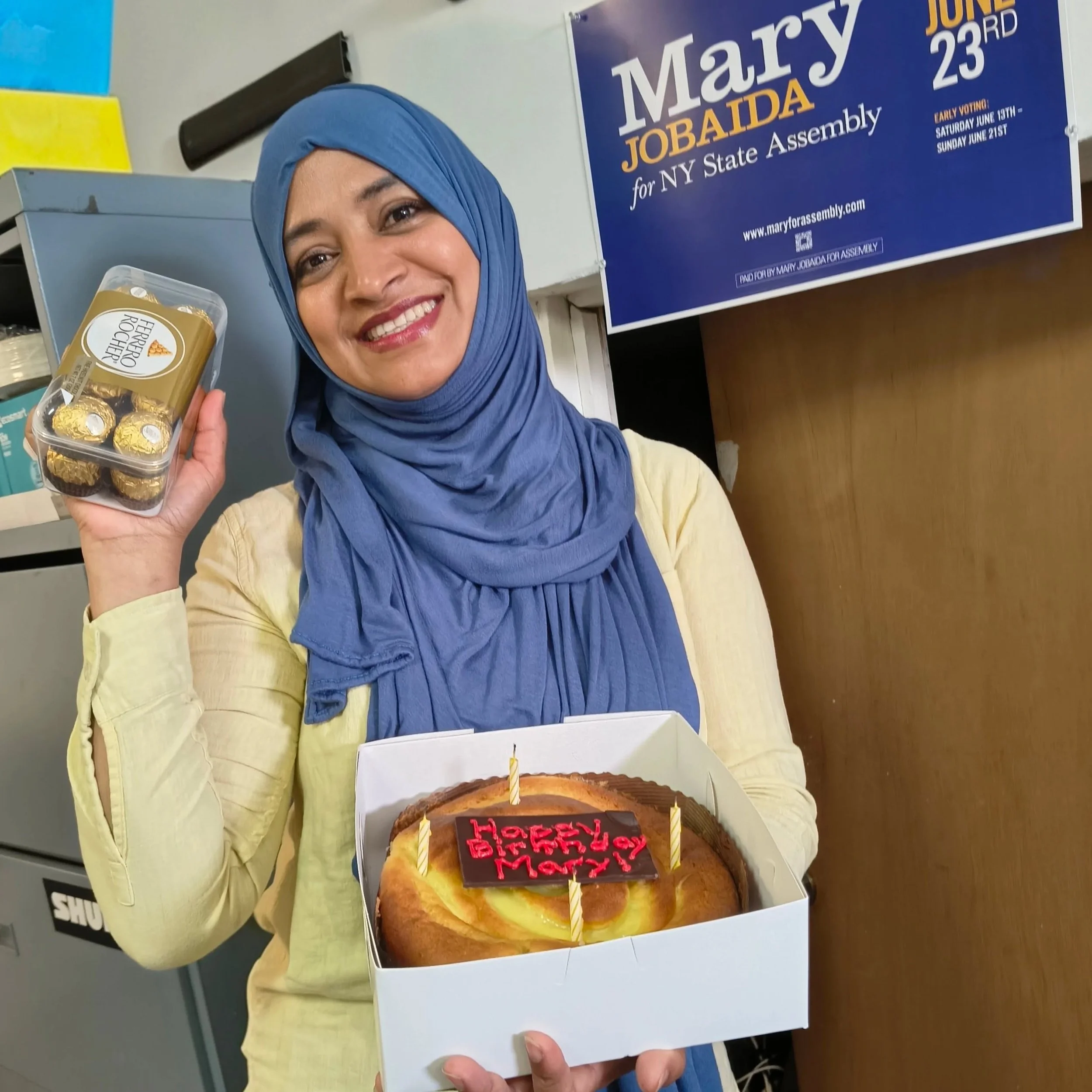 My team would not let the day go by without acknowledging my "birthday" with a few gifts.

As I reflect on another year, I am thankful to be gifted a resilient spirit.  It has enabled me, once a girl from a little village in Bangladesh that