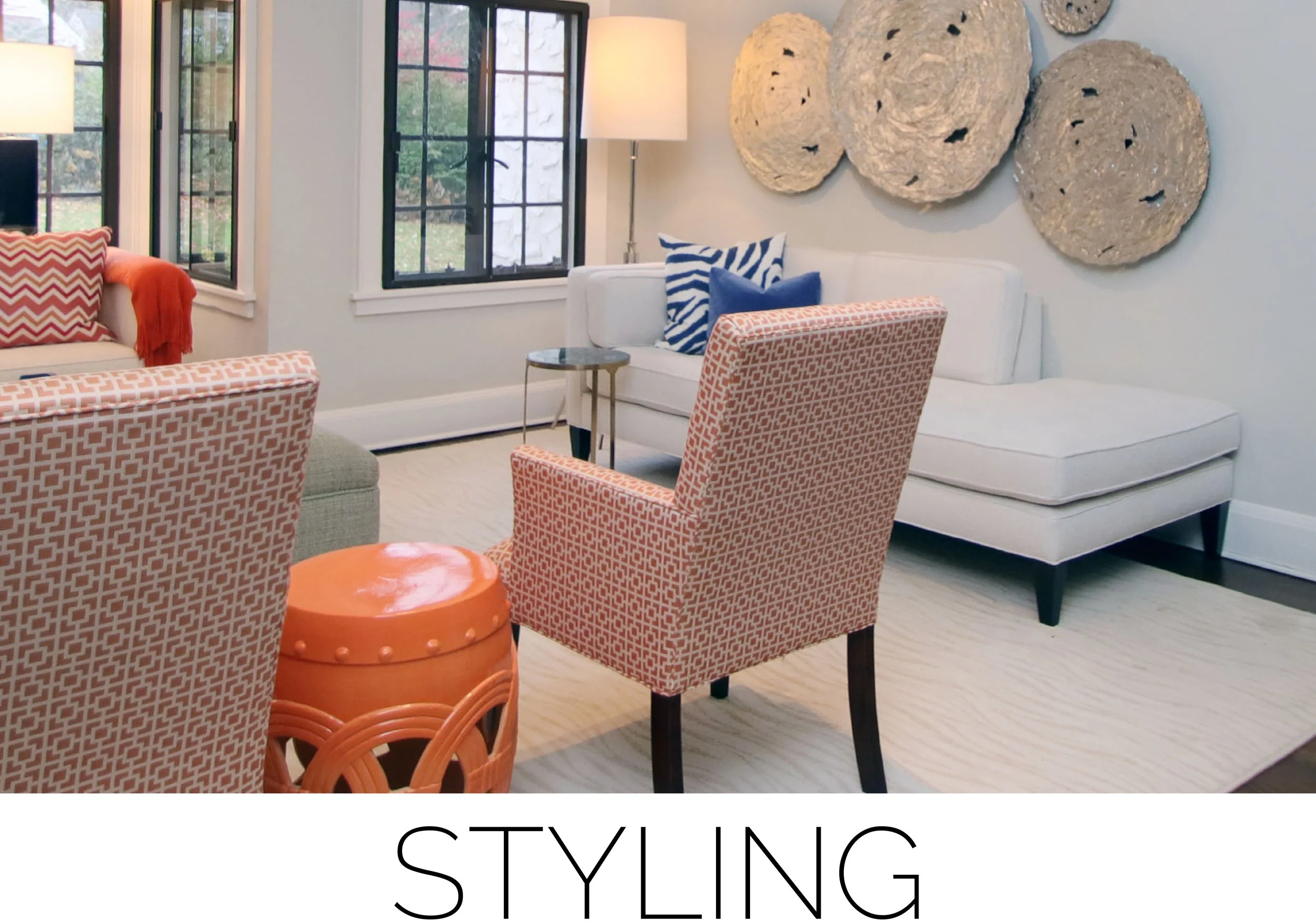 Art, pillows, plants, and objects — the details that make a space feel complete. From 2 hours.