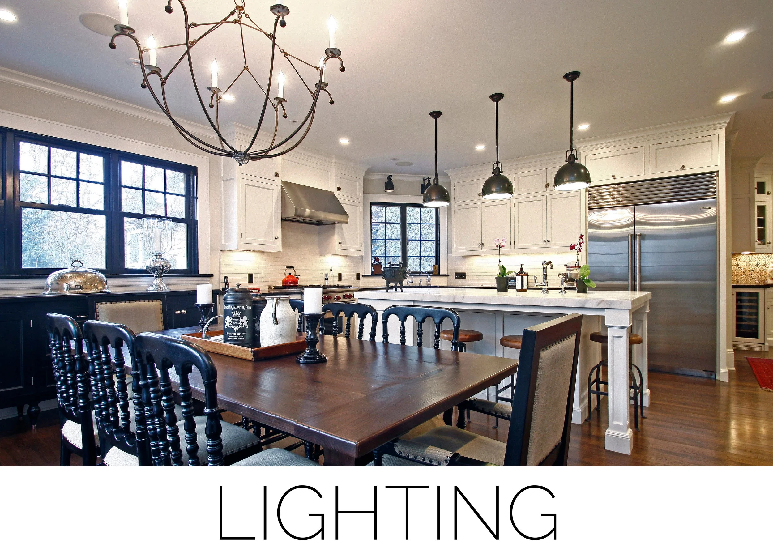 Layered lighting plans, fixture and lamp selections, and electrical contractor supervision. From 2 hours.