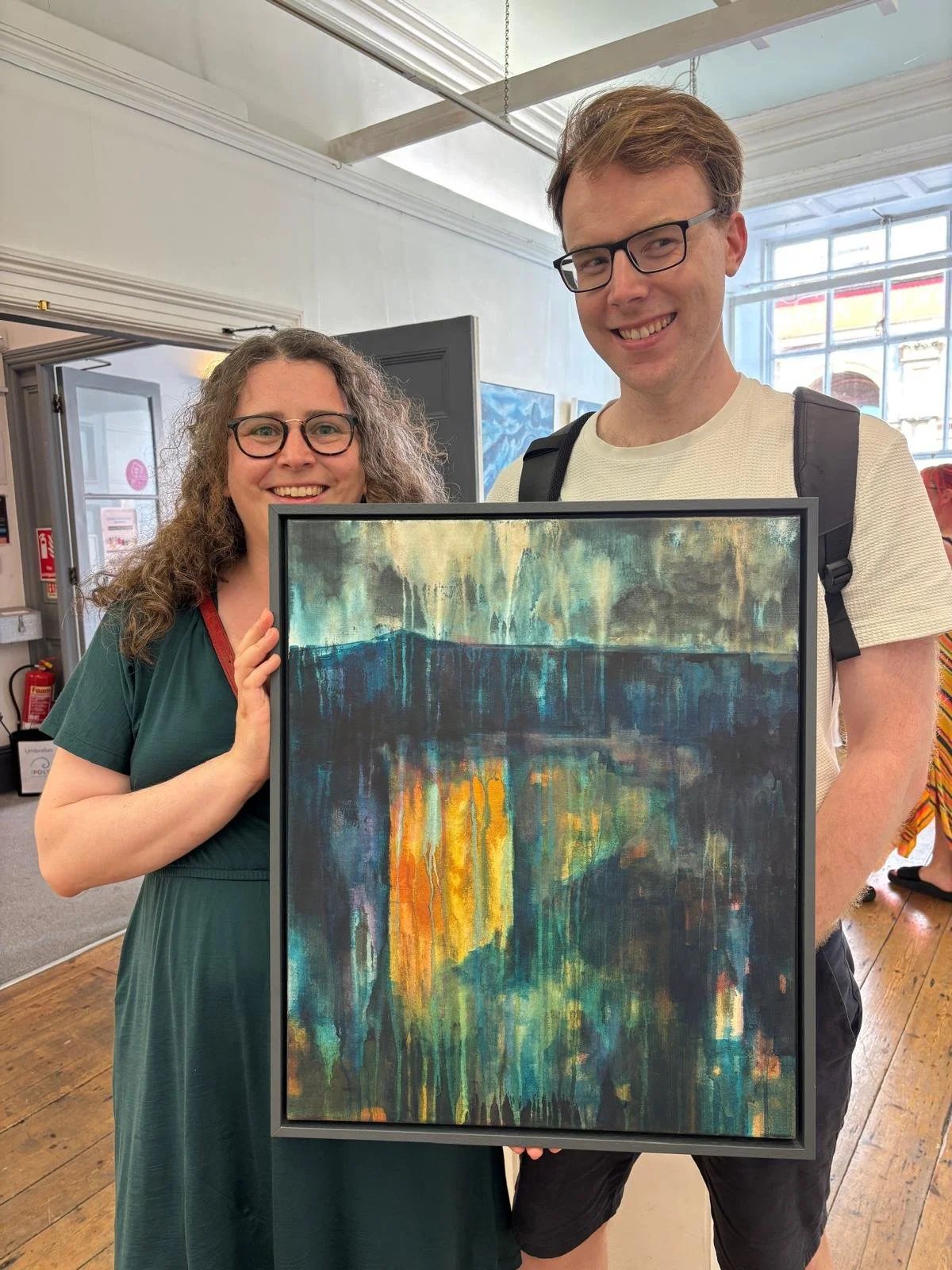 Colours of the Storm - SOLD 18/07/26 at the Salt Stone Air exhibition in the The Poly Falmouth