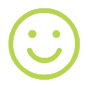 Green smiley face icon